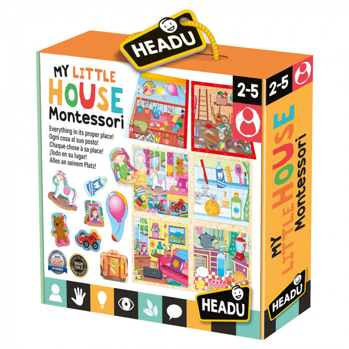 HEADU Montessori spēle "Mana mazā māja"