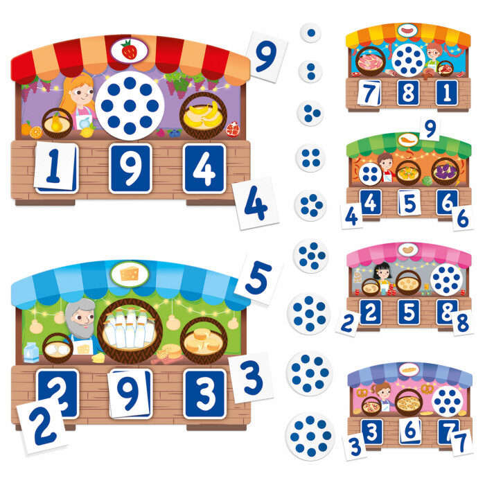 HEADU Montessori spēle "1 2 3 Montesori Bingo"