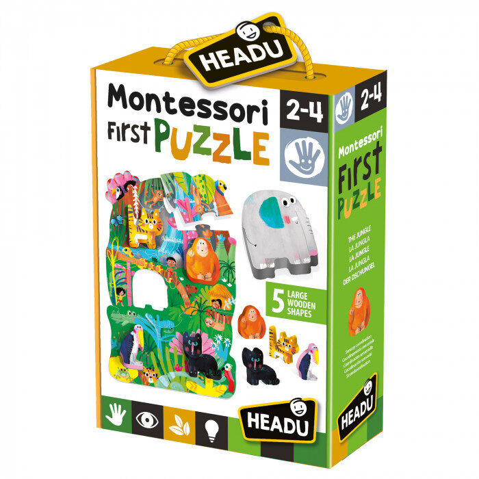 HEADU Montesori pirmā puzle - Džungļi