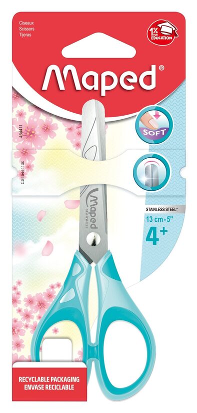 Šķēres MAPED Essentials Pulse Soft Pastel 13cm, 1656510801