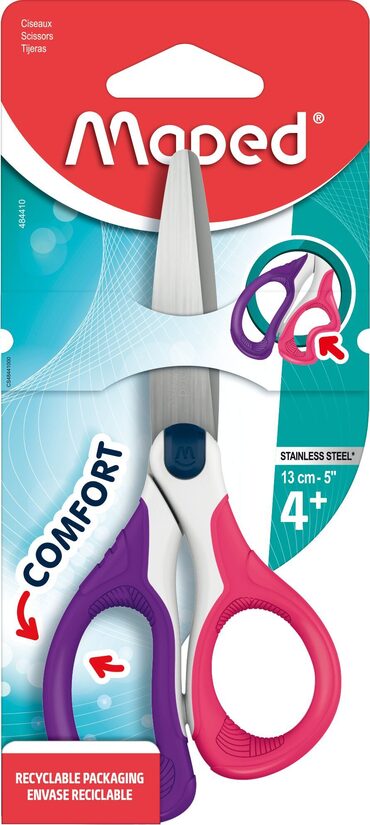 Šķēres MAPED Sensoft 13cm Asymmetric blisterī, 1656510902
