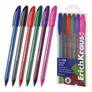 Lodīšu pildspalvu komplekts ErichKrause Color, 1.0mm, 6gab.