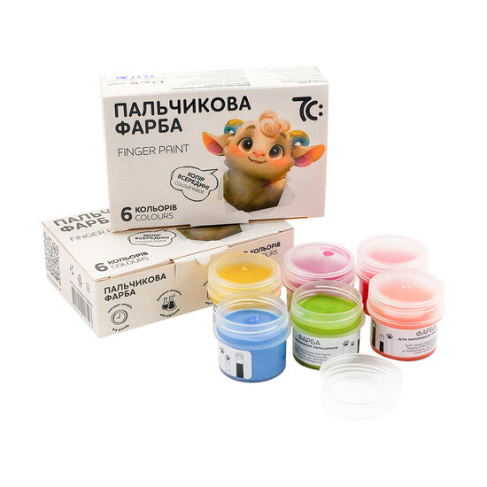Pirkstiņkrāsas GAMMA 6 krāsas*16ml, sērija 7C: