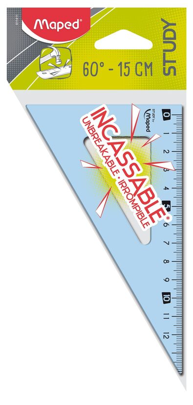Trīsstūris MAPED Study nelūstošs 60/150mm, 15365612