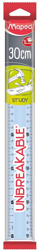 Lineāls MAPED Study nelūstošs 30cm, 1536523031