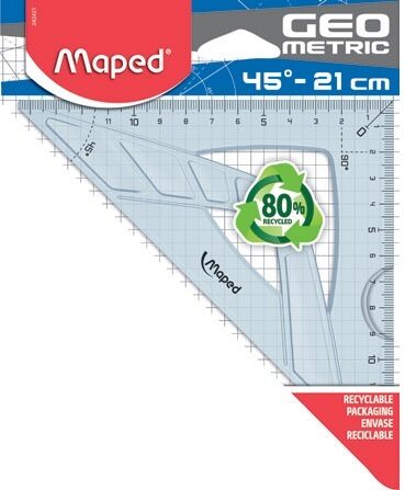 Trīsstūris MAPED GEOmetric 45/210mm, 15365541