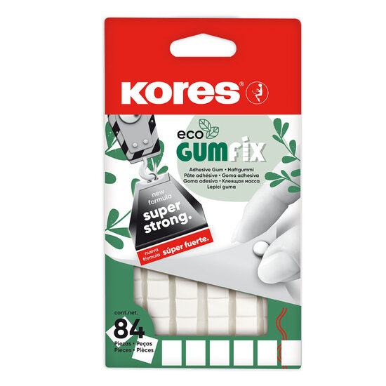 Lipeklis KORES ECO Gumfix 84gab.