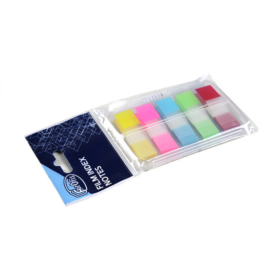 Plastikāta indeksi 44*12mm 5neon kr.x30lp. FOROFIS, 31735