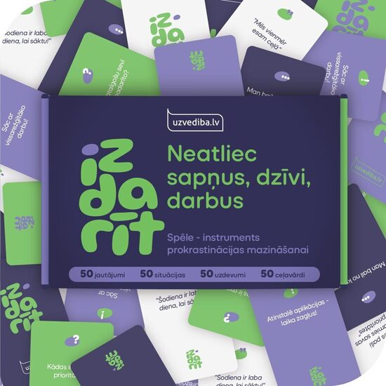 Spēle: "Izdarīt" prokrastinācijas mazināšanai