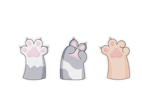 Līmlapiņas 40 lpp., plastikāta blisterī, \"Cats\", Meshu, MES 62144