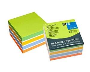 Līmlapiņas 75x75mm, 450 lpp., kubs, 5 kr., Brilliant Mix, 