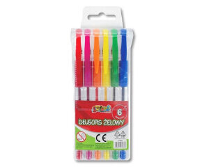 Pildspalvas gēla, 0.7mm, komplekts 6 krāsas, Penmate TT 32388