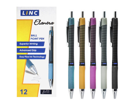 Pildspalva lodīšu, automātiska, 0.3mm, zila, Linc Elantra 