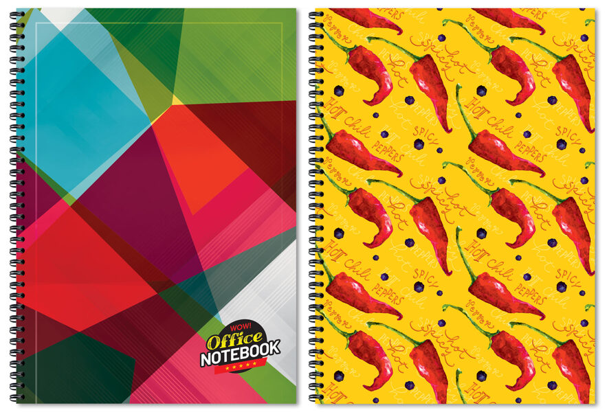 Koledžbloks spirālē, A4, caururbts 150 lapas