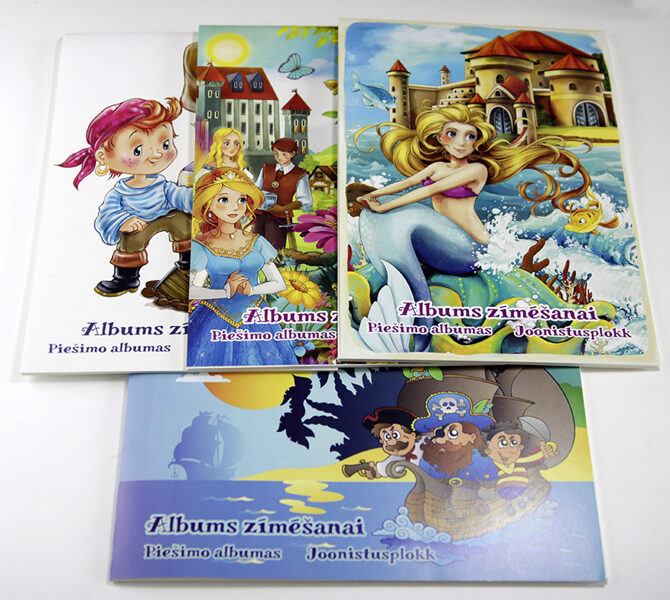 Zīmēšanas albums A4, 25 lapas