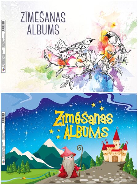 Zīmēšanas albums A4 RELJEFS, 50 lapas, 120g