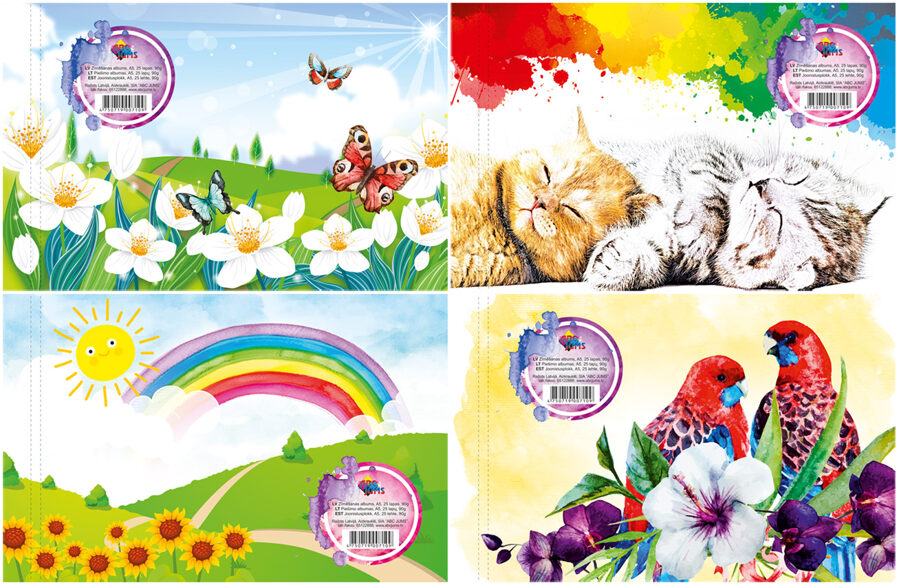 Albums zīmēšanas A5 25 lapas