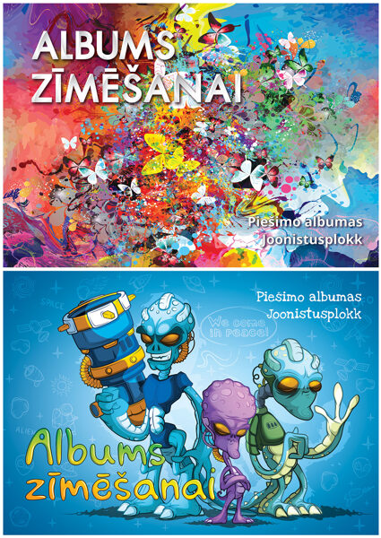 Zīmēšanas papīrs A3, 25 loksnes, gludais