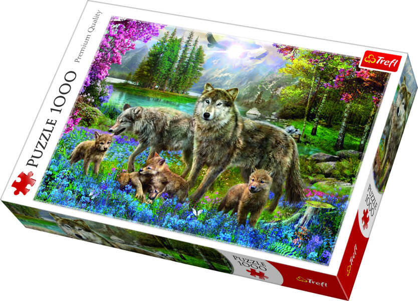 TREFL Puzle Vilki, 1000 gab.