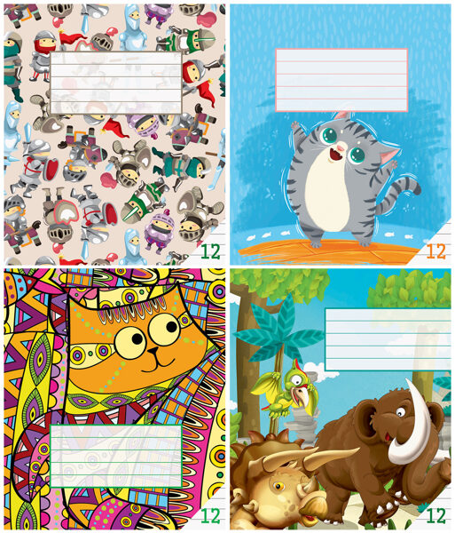 Burtnīca līniju 12 lapas, 1705