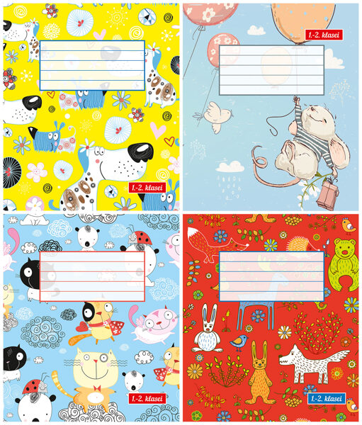 Burtnīca līniju 1-2 kl. 12 lap., 1711