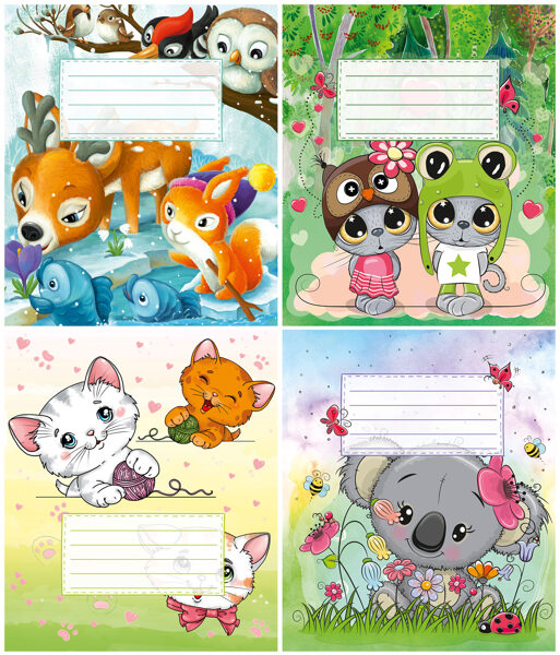 Burtnīca šķērs-šaurlīniju 12 lap, 1715