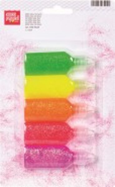Līme ar gliteriem Neon 20ml, 5gab.