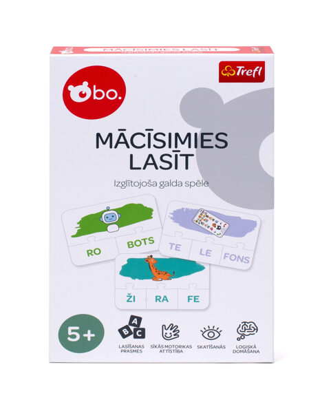 Izglītojoša galda spēle Zilbes, (Latviešu valodā), 2258LV