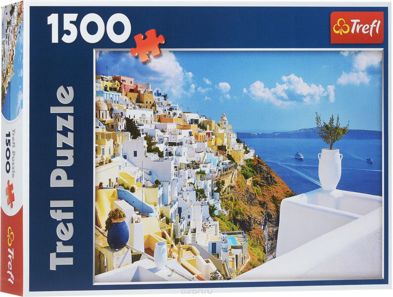 TREFL Puzle Santorini, 1500 gab.