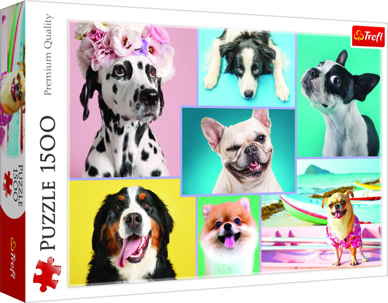 TREFL Puzle Jauki suņi, 1500 gab.