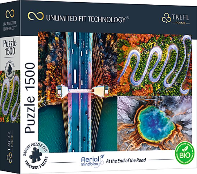 TREFL Prime puzle Skats no augšas “Ceļš”, 1500 gab.