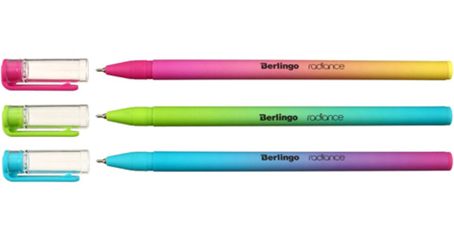 Pildspalva lodīšu, 0.7mm, zila, mix krāsas korpus, Tribase Fuze, Berlingo, BER 16149