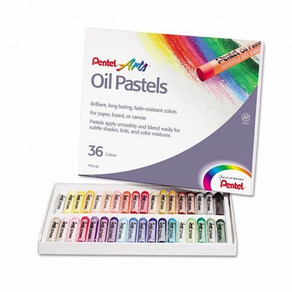 Eļļas krītiņi OIL PASTELS 36 krāsas, 3021200