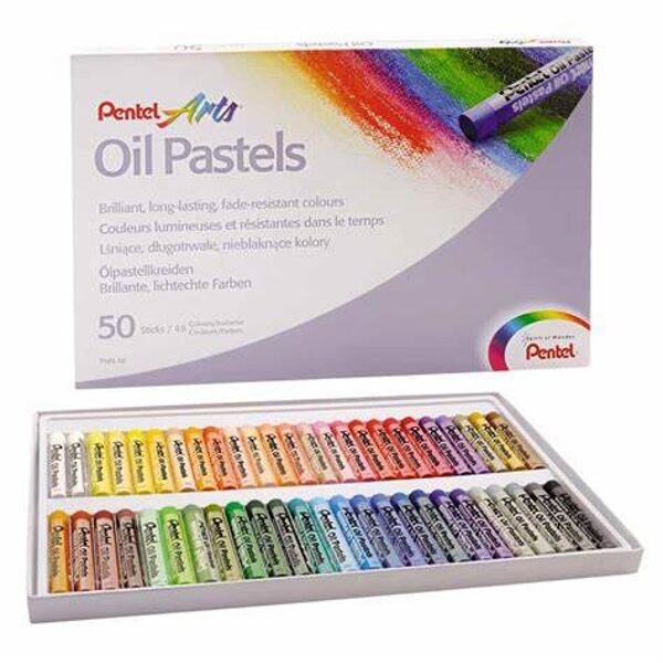Eļļas krītiņi OIL PASTELS 50 krāsas.3021300