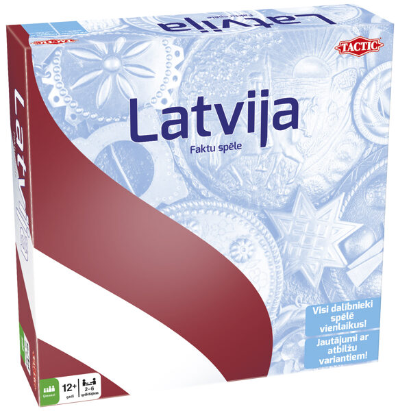 TACTIC Galda spēle "Latvija" (Latviešu val.)