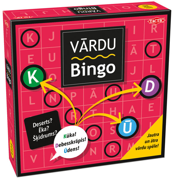 TACTIC Spēle "Vārdu Bingo" (Latviešu val.)