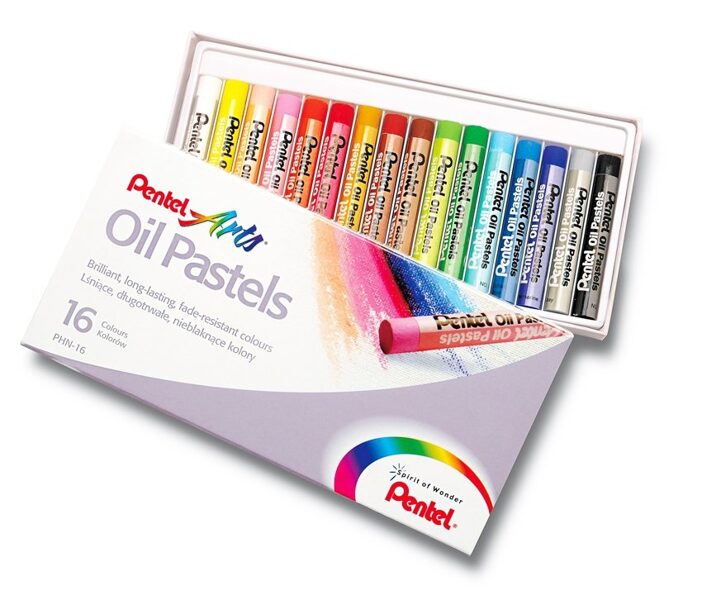 Eļļas krītiņi OIL PASTELS 16 krāsas, 3021000