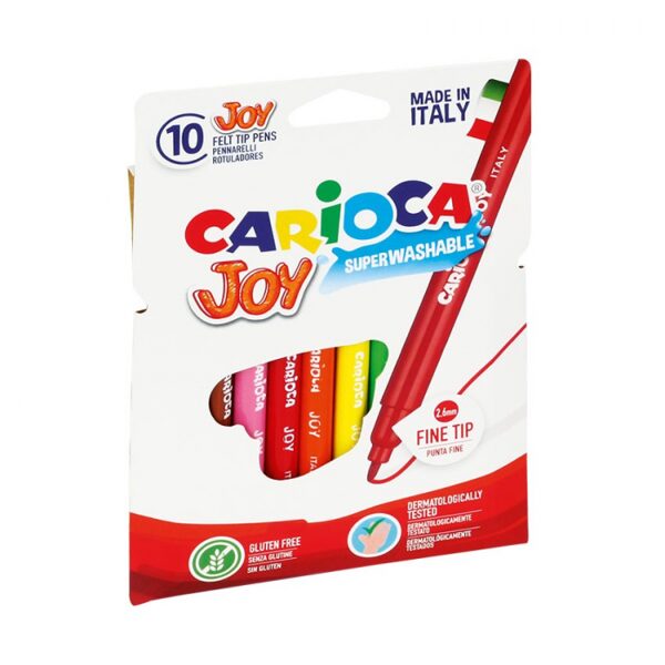 Flomasteri CARIOCAa JOY 10 krāsas, 12233010