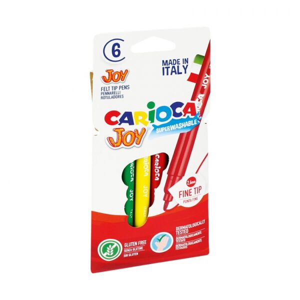 Flomasteri CARIOCA JOY 6 krāsas, 12233006