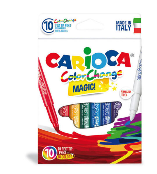 Flomasteri Carioca Color Change 10gab., 12233300
