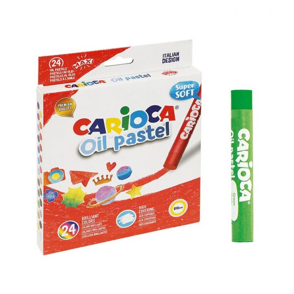 Eļļas pasteļkrītiņi CARIOCA 24 krāsas