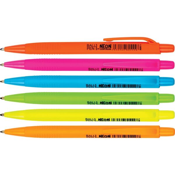 Automātiska lodīšu pildspalva NEON zila 1.0 mm (tinte uz eļļas bāzes), 80555