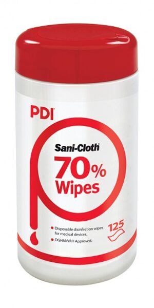Dezinficējošās mitrās salvetes Sani-Cloth 70, 125 gab., 906040