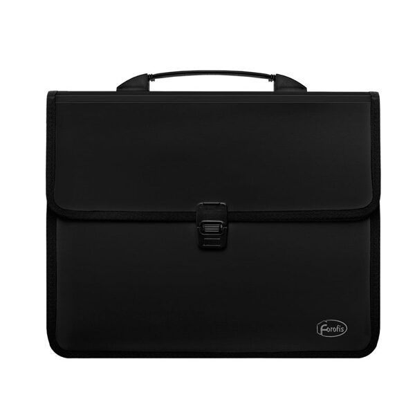 Мape-portfelis A4 FOROFIS 0.75/0.15mm ar 3 nodalījumiem (melna)