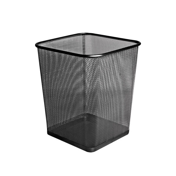 Trash can FOROFIS (metal sieve, black), 91328