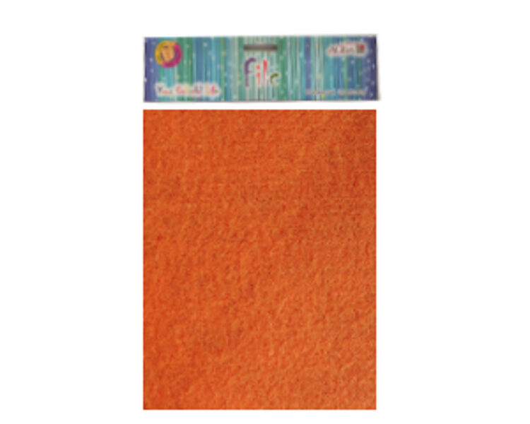 Filcs A4, oranžs, 10 loksnes, WKF-064-0444