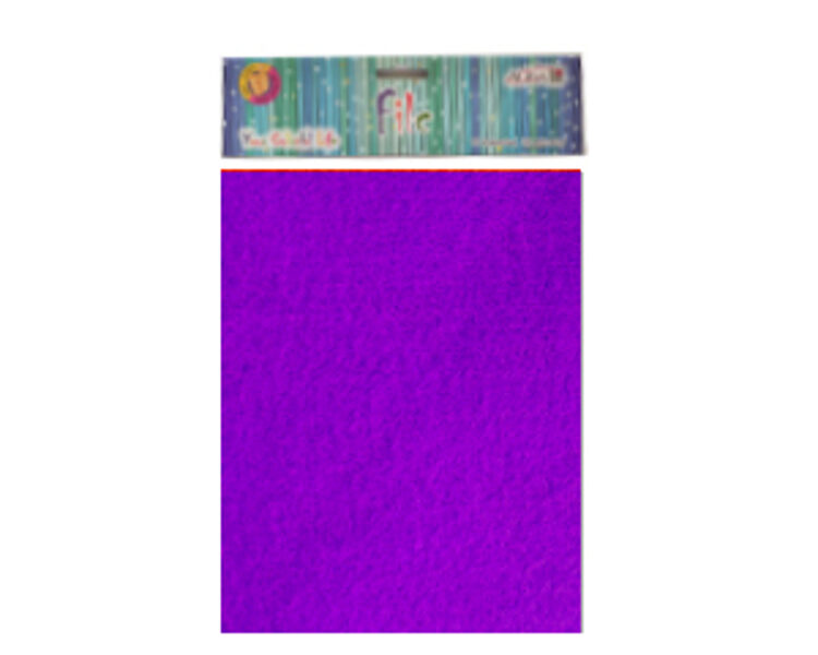 Filcs A4, violets, 10 loksnes, WKF-008-0444
