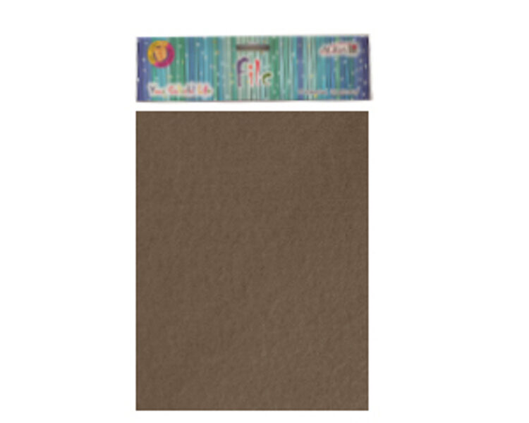 Filcs A4, tumši brūns, 10 loksnes, WKF-055-0444