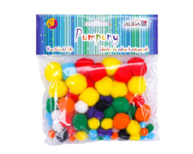 POMPONI MIX 78GB., POM-201