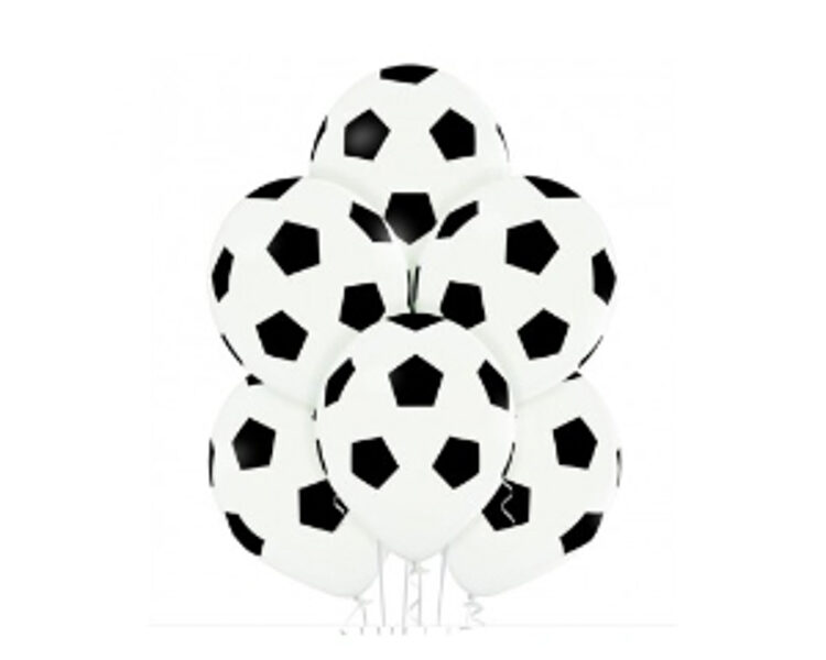 Baloni Futbols, 30cm, 6gab.